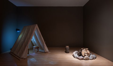 Tyshan Wright, Installation view, 2022 Sobey Art Award Exhibition, National Gallery of Canada